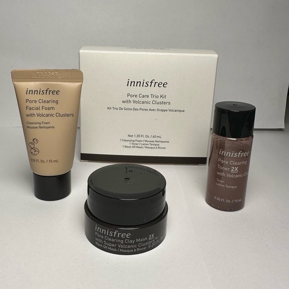 Innisfree Other - 🆕 INNISFREE Pore Care Trio Kit with Volcanic Clusters NIB